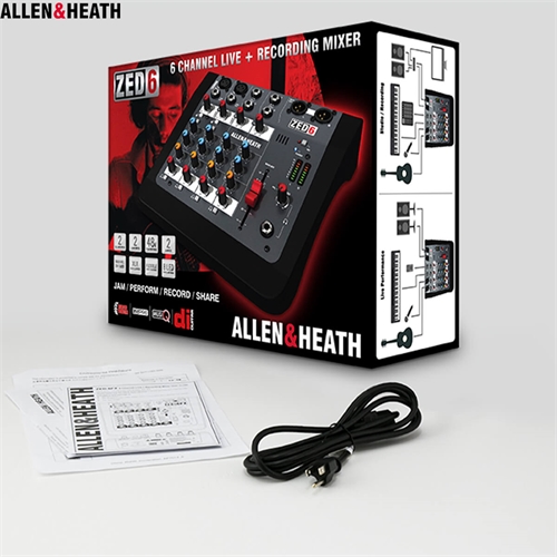 Mixer Allen & Heath ZED 6 13